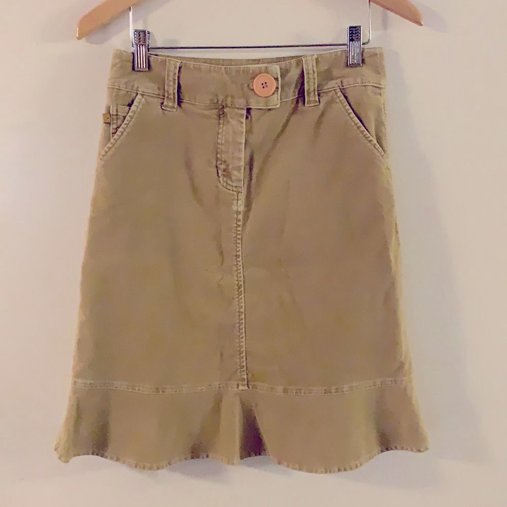 Anthropologie Louie corduroy skirt